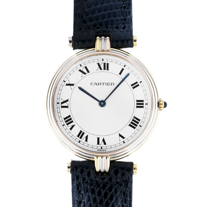 カルティエ Cartier ヴァンドーム 881003 アイボリー文字盤 中古 腕時計 レディース
