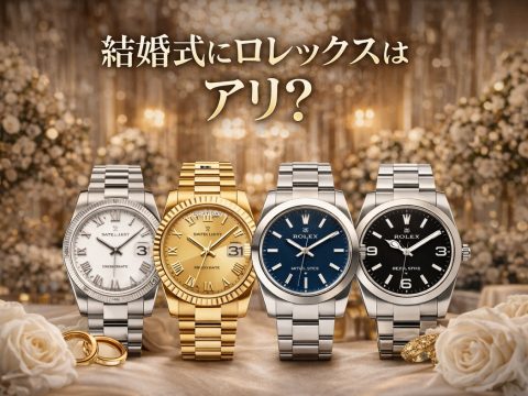 結婚式にロレックスはあり？プロが選ぶおすすめモデル7選