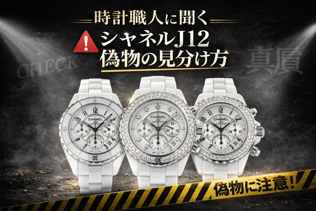 時計職人に聞く】Part.13 ニセモノの時計の見分け方｜Chanel J12編