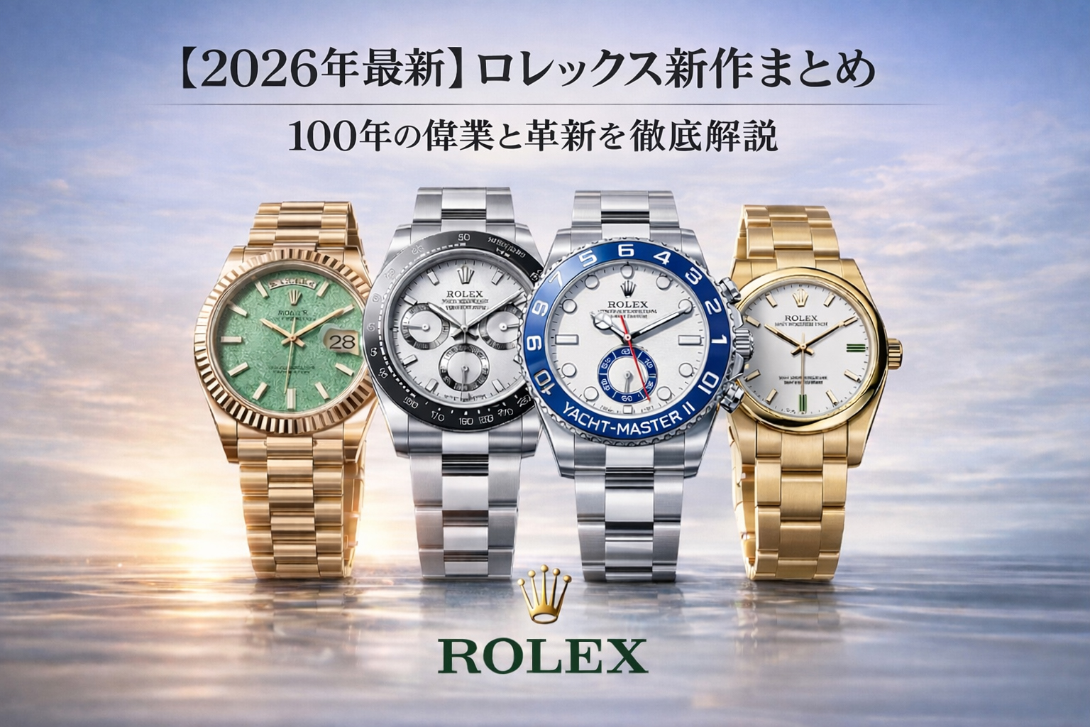 2026年最新】ロレックス新作まとめ 100年の偉業と革新、その全貌とは