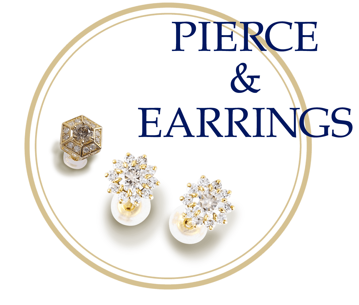 earrings and flowers