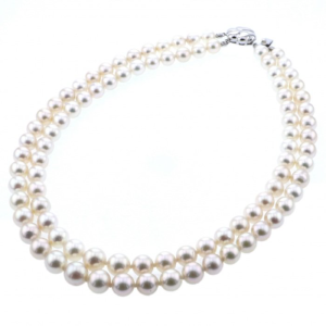 Necklace white gold nanyou pearl necklace