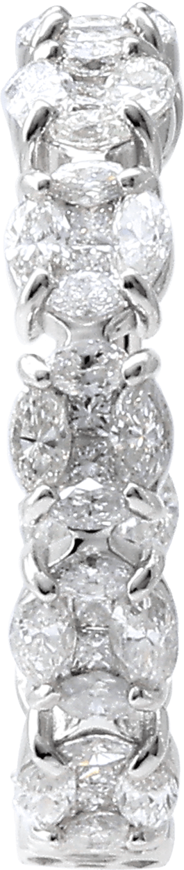 PT900 鑽石圈形耳環