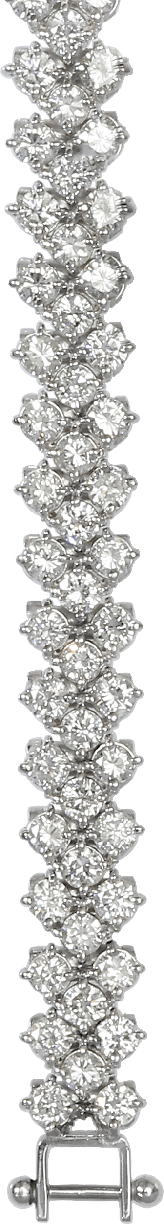 PT850 PT900 Diamond 10.000ct Bracelet