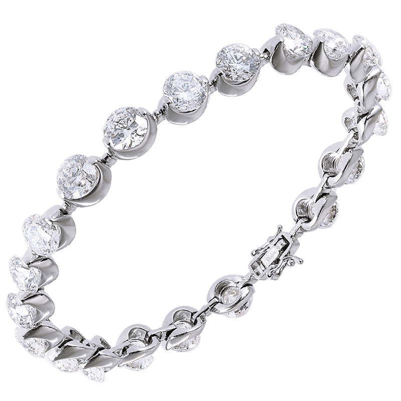 PT950 Diamond 20.512ct Bracelet