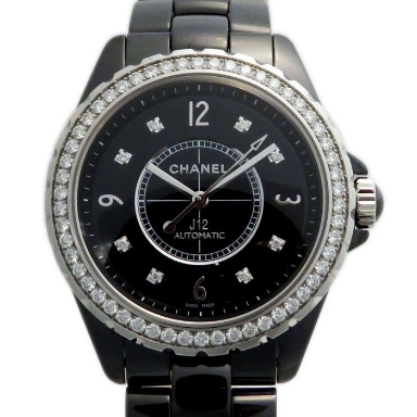 シャネル J12 38mm ベゼルダイヤ H3109