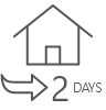 到着から2日のアイコン