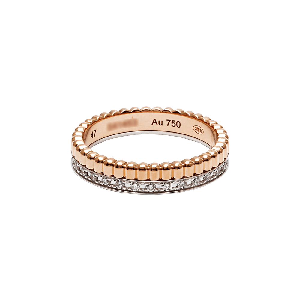 Boucheron Quatre Radiant Ring K18WG White Gold K18PG Pink Gold Used