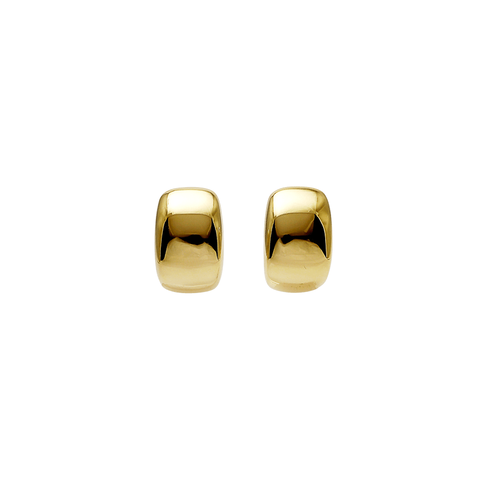 Cartier Nouvelle Berg K18YG yellow gold stainless steel earrings used