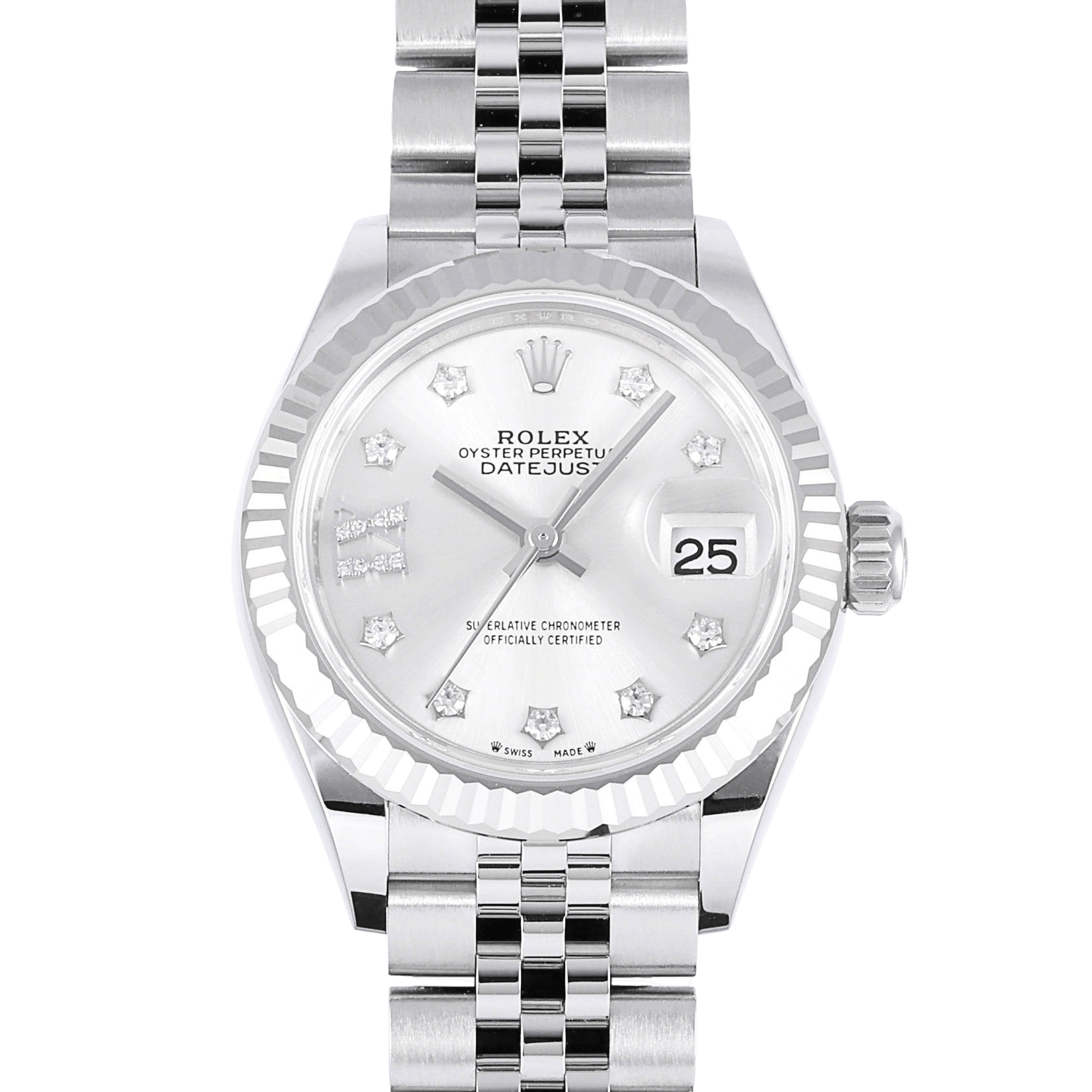 Datejust Lady 28 279174G Silver
