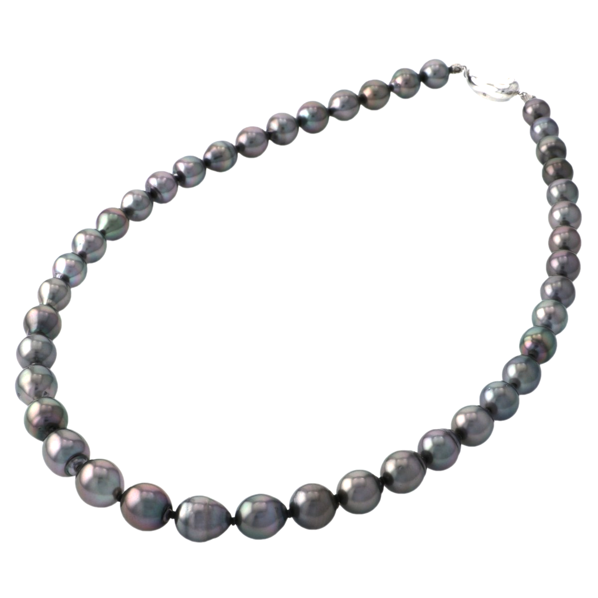 Black pearl necklace