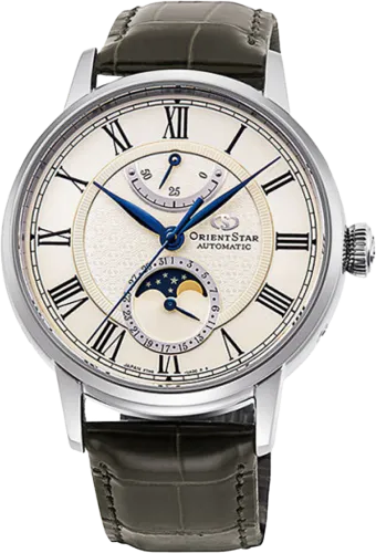 ORIENT STAR Classic Fusion Aero Fusion Moon Phase Black Magic