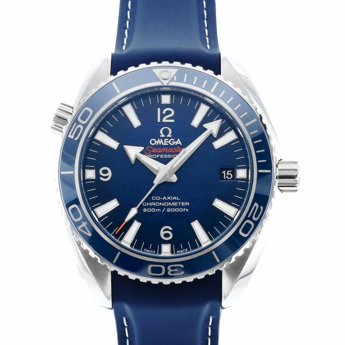歐米茄海馬海洋宇宙 600M 同軸 232.92.42.21.03.001 藍色錶盤全新手錶男士