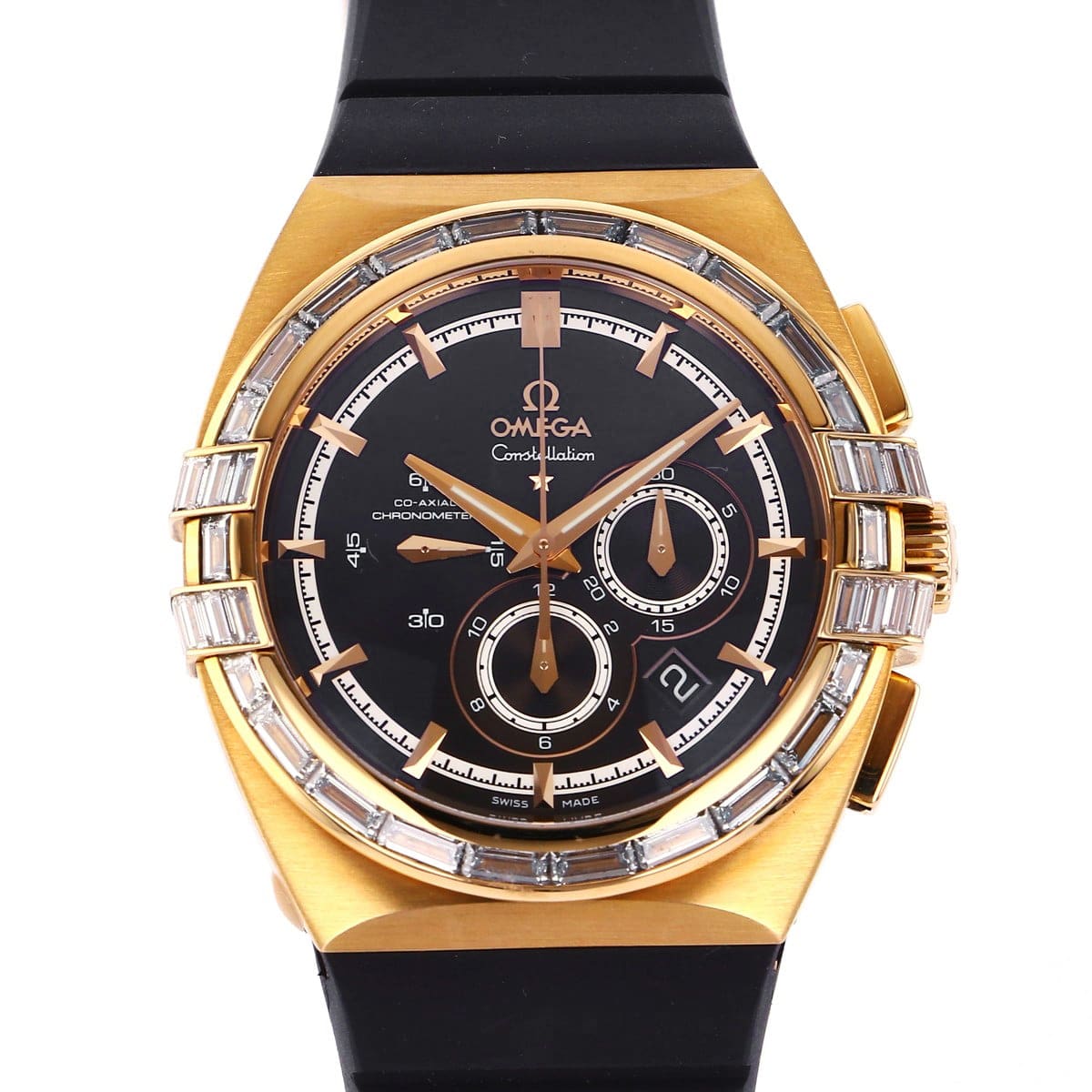 OMEGA 歐米茄星座雙鷹計時 121.57.41.50.13.001 棕色錶盤全新手錶男士