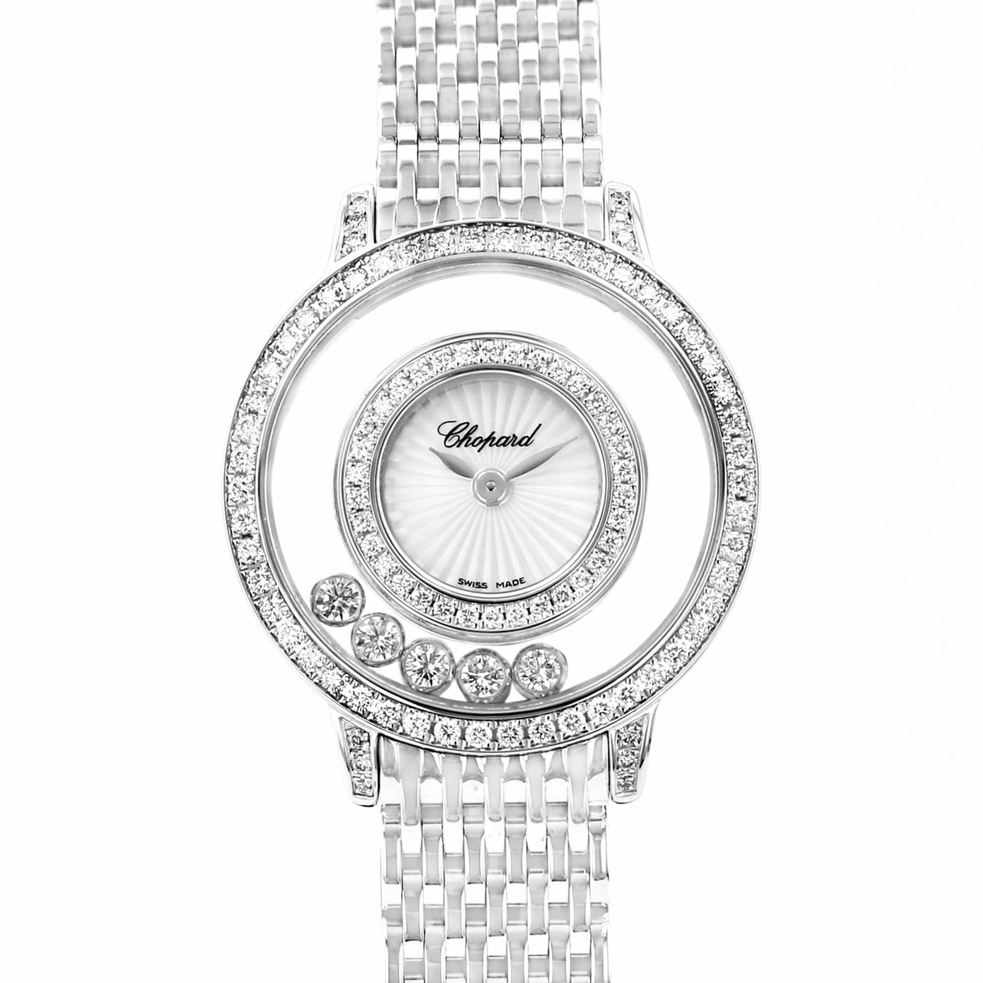 ショパール Chopard ハッピーダイヤモンド 209411-1001 ホワイト文字盤 アウトレット 腕時計 レディース