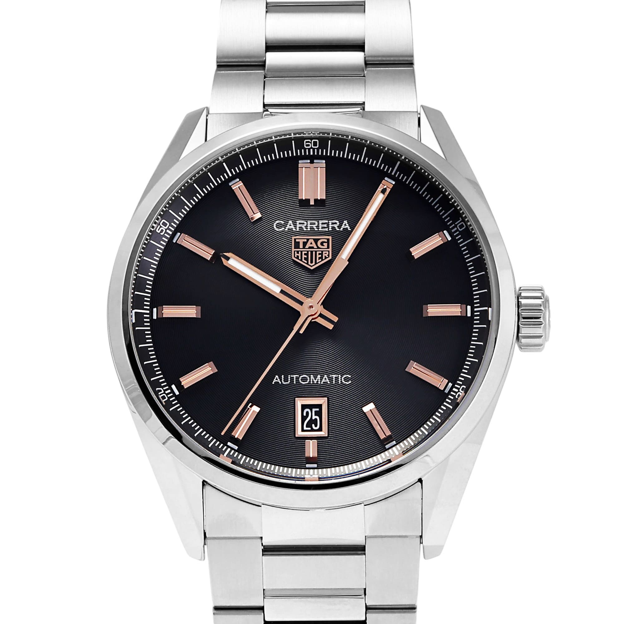 タグ・ホイヤー TAG HEUER カレラ キャリバー5 デイト WBN2113.BA0639 ブラック文字盤 新品 腕時計 メンズ