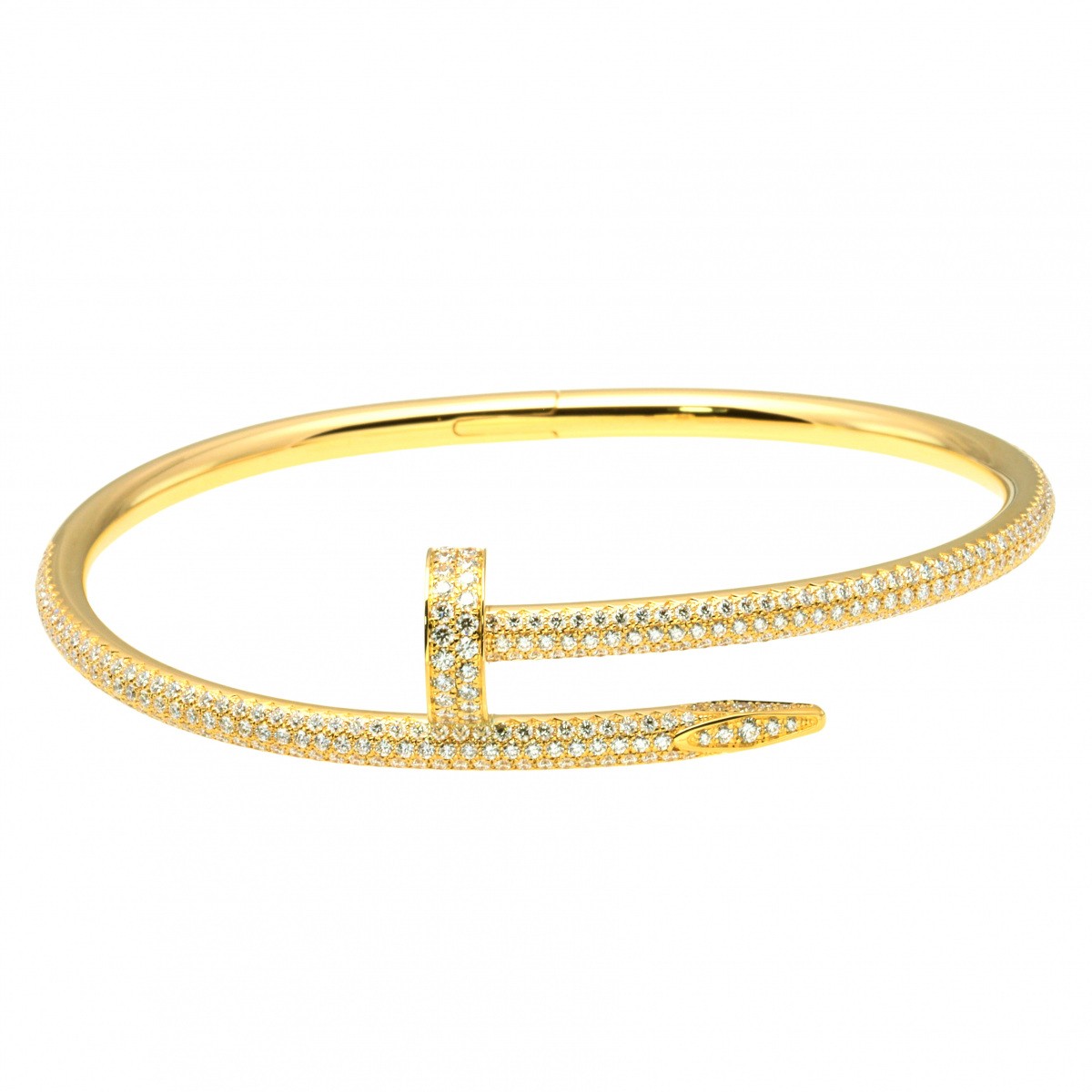 Cartier Just Uncle K18YG yellow gold bracelet pre-owned