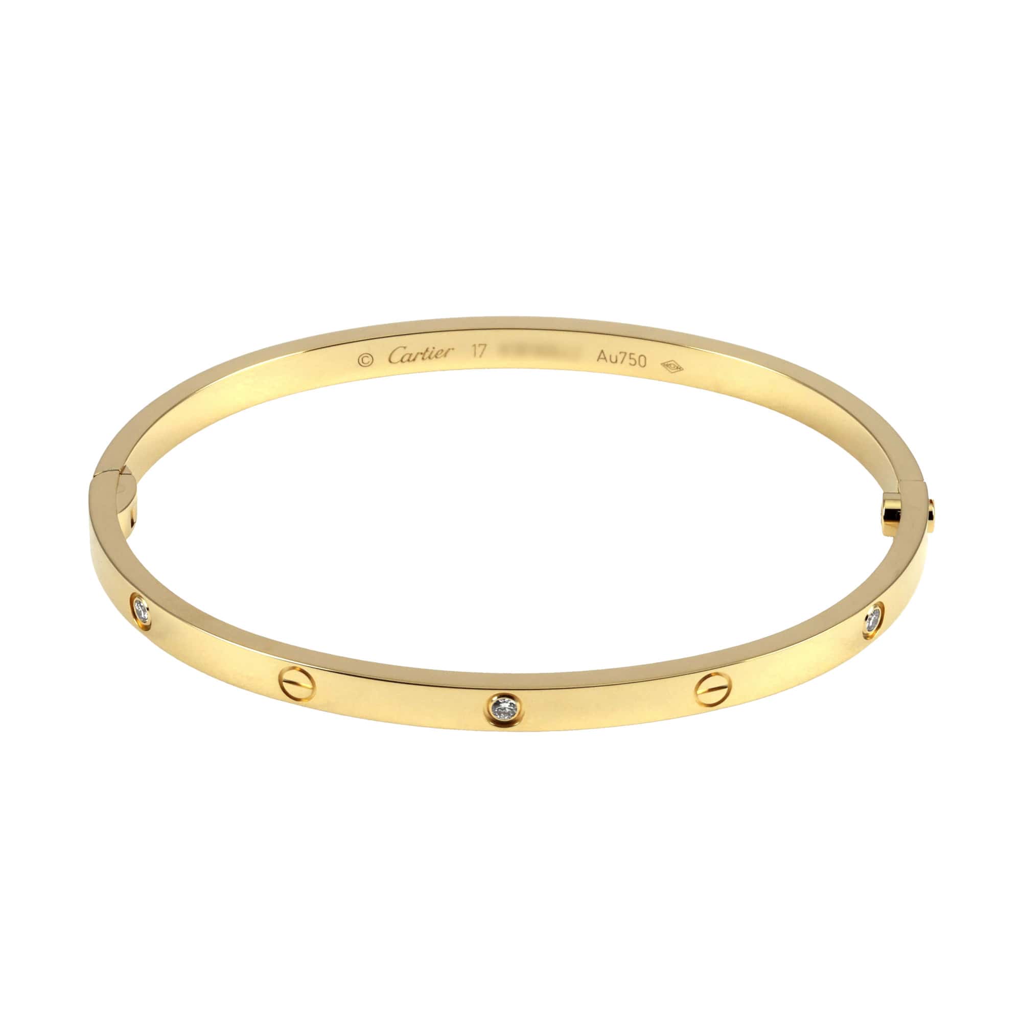 Cartier SM Love K18YG yellow gold bracelet pre-owned