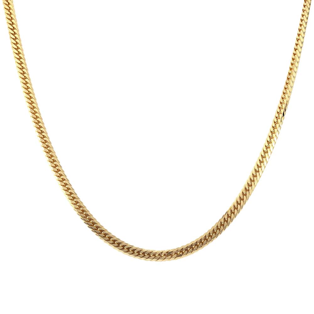 K18YG Yellow Gold Kihei Necklace Double 6 Sides 50cm Kihei