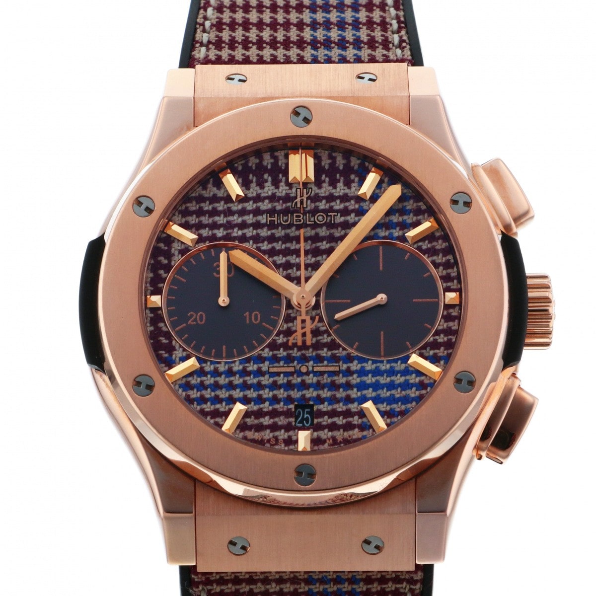 HUBLOT 经典融合计时码表意大利独立威尔士亲王 521.OX.2709.NR.ITI18 多色表盘二手手表男式