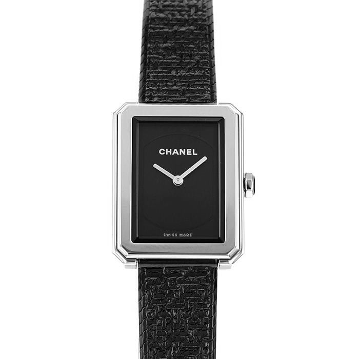 CHANEL Boyfriend Tweed S H5317 Black Dial New Women's Watch