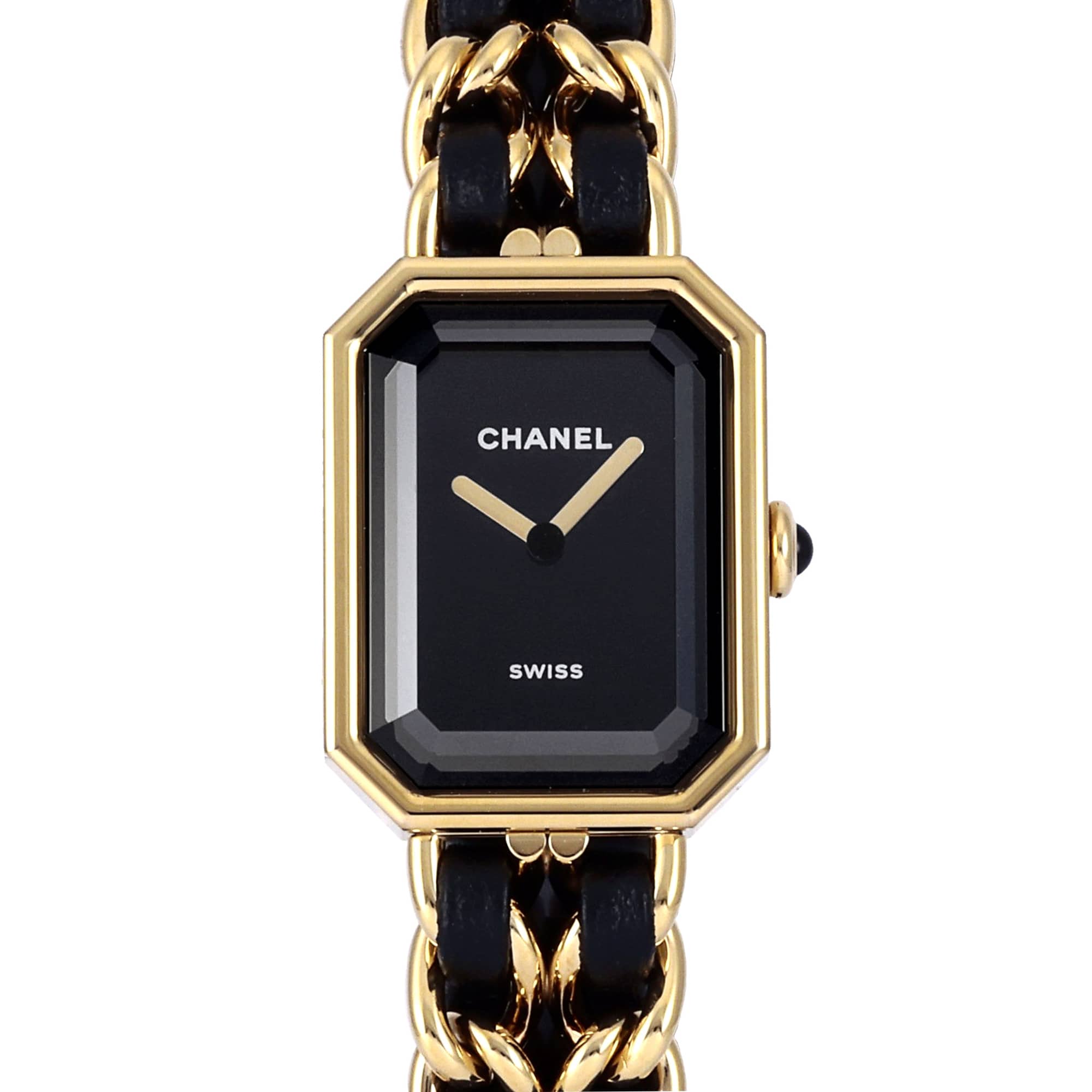 CHANEL Premiere Original Edition S Size H6951 Black Dial New Women's Watch