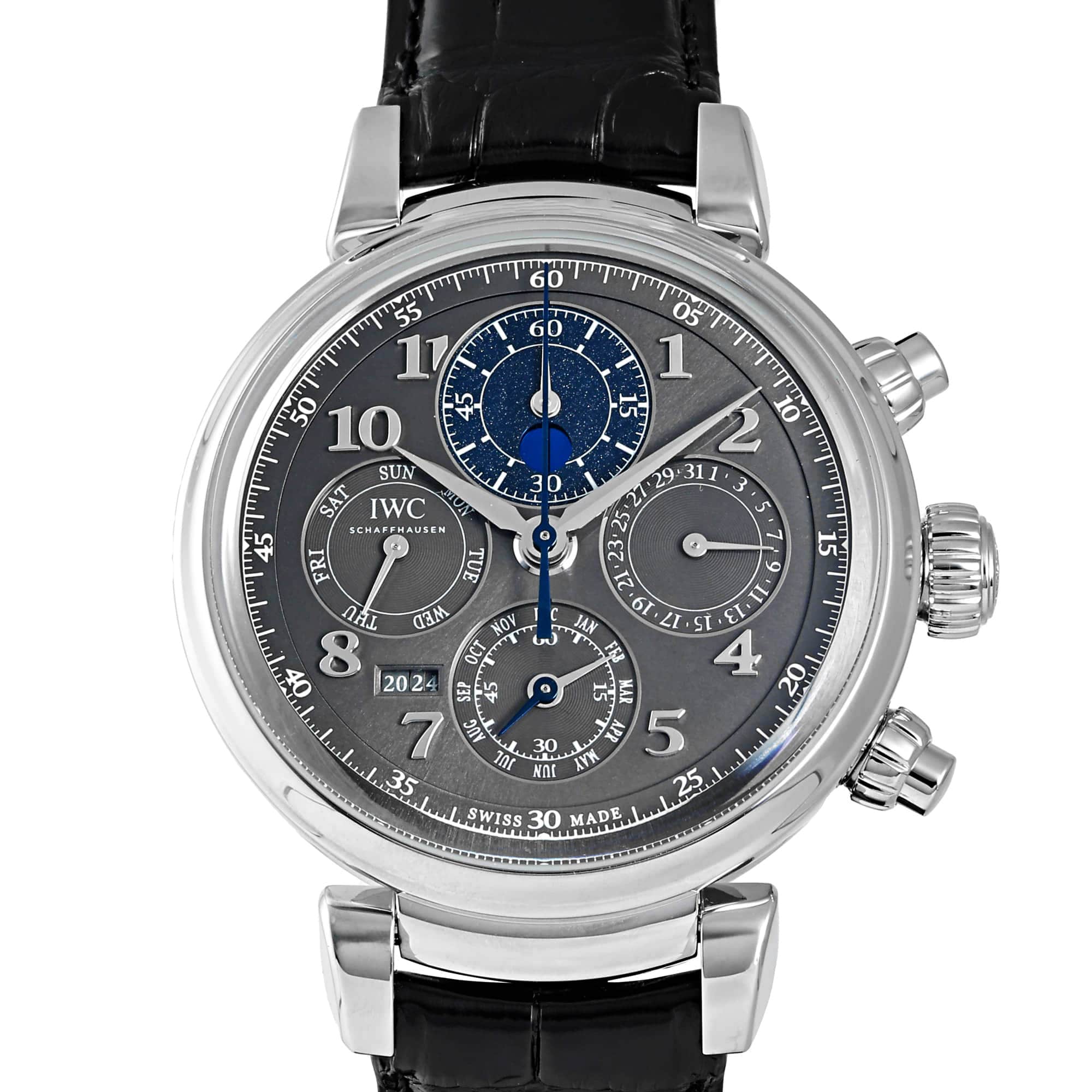 IWC Da Vinci Perpetual Calendar Chronograph IW392103 Grey Dial New Men's Watch