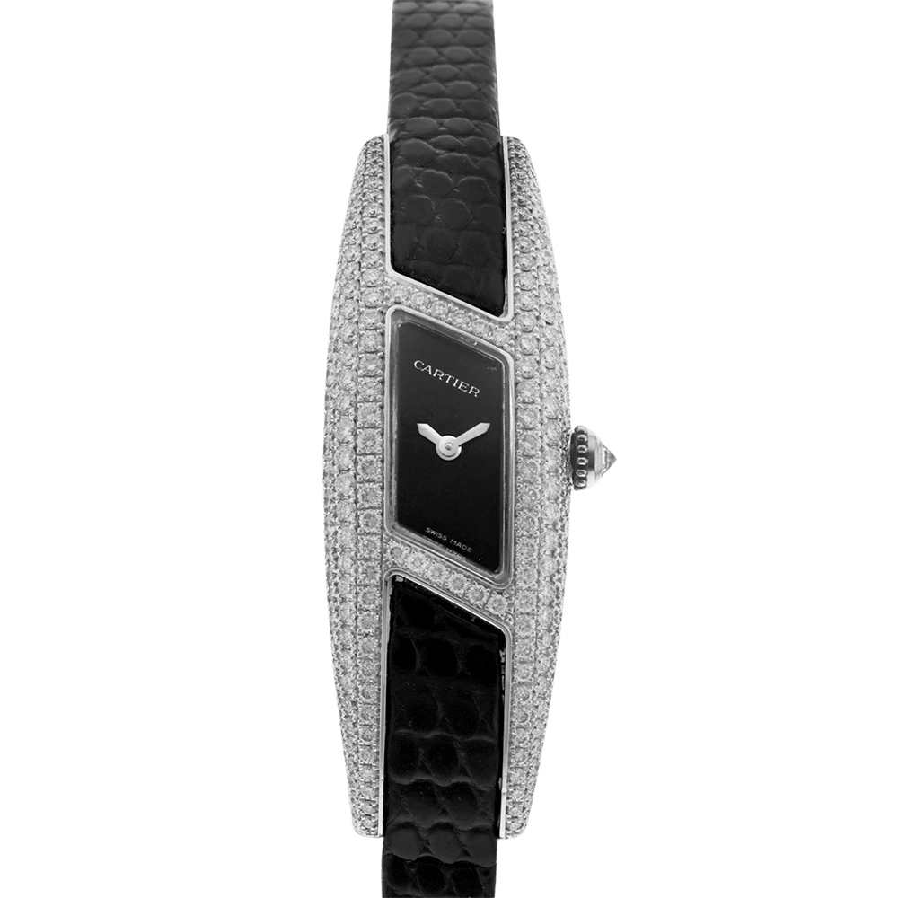カルティエ Cartier イマリア WJ300550 シルバー文字盤 中古 腕時計 レディース